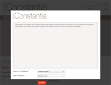Tablet Screenshot of constantia.com